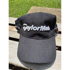Taylormade Tour Preferred Baseball Cap Hat Black SLDR Adjustable‎ Golf Driver